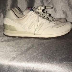 New balance 574 white size 9.5